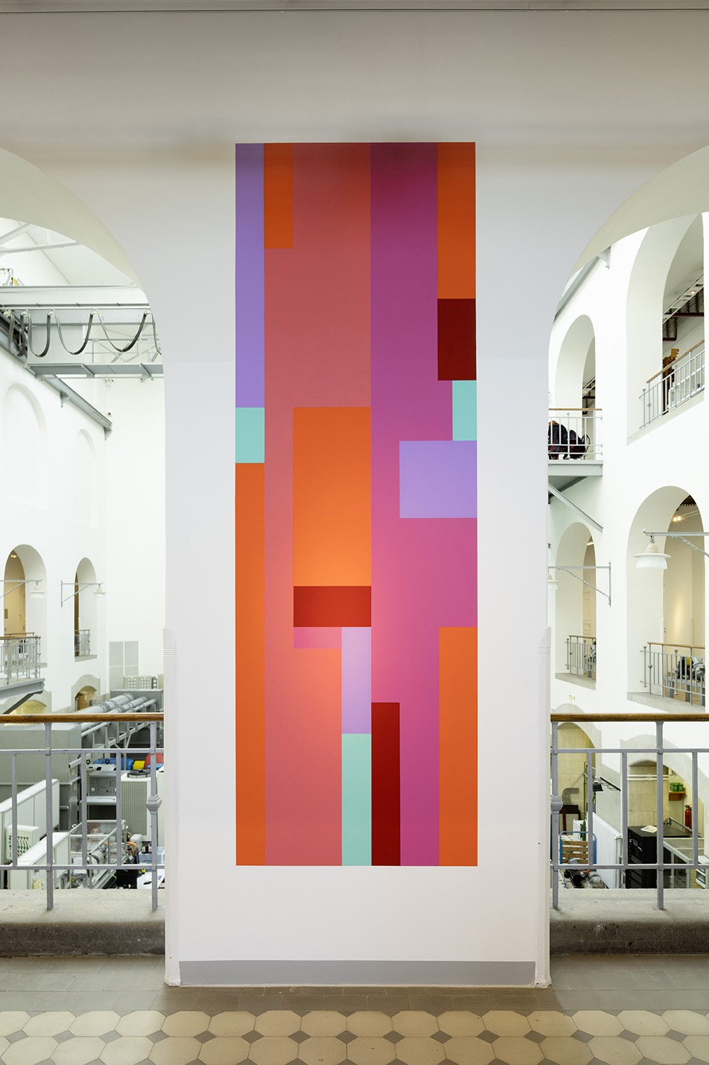 Dresden Algorithm Initiatives mural 1 (100x300cm)