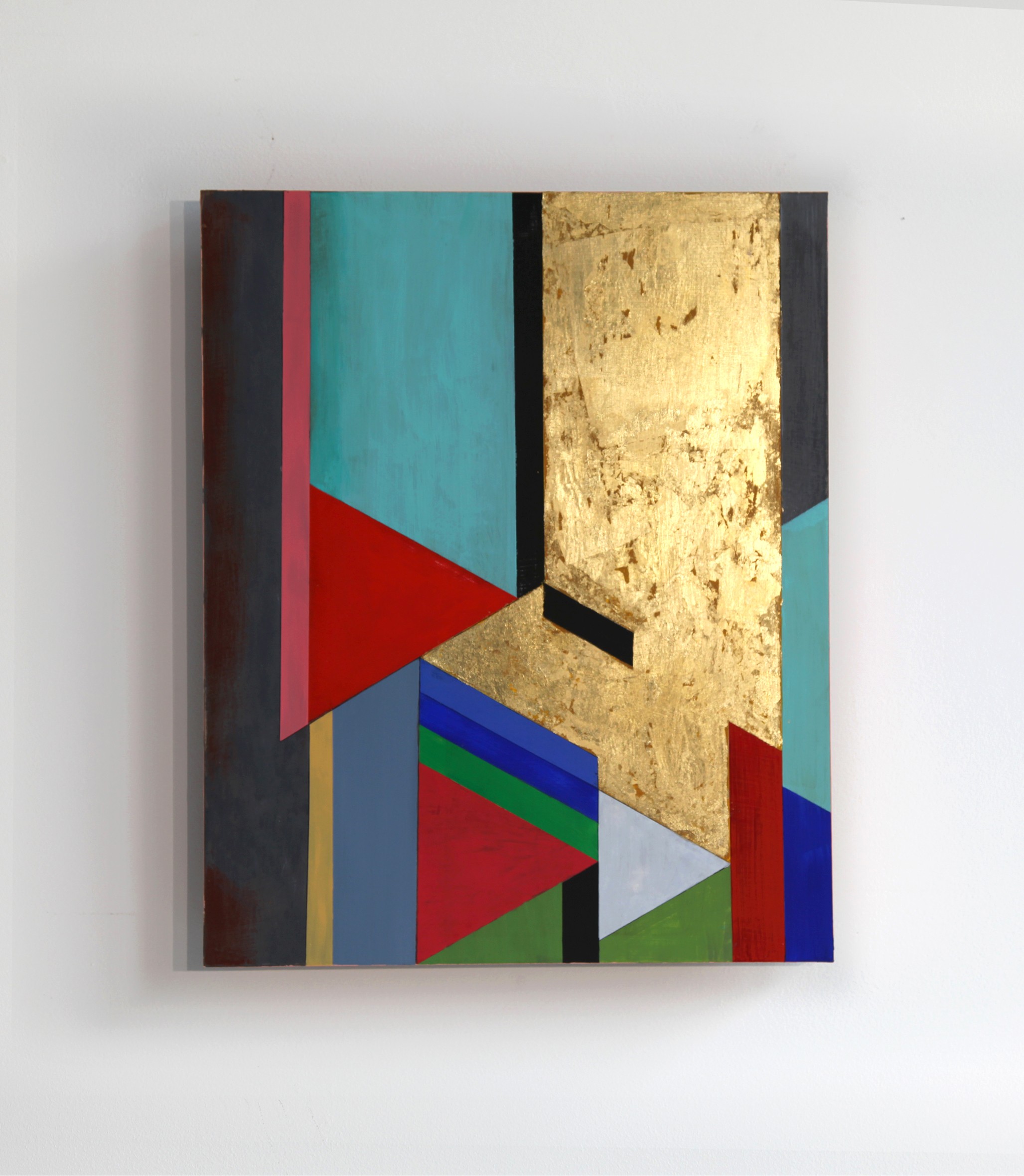Yerevan Series, Study C (detail, close up) Pigment, acrylic and gouache on wood Size: 16” x 20” (40.6 x 50.8 cm)