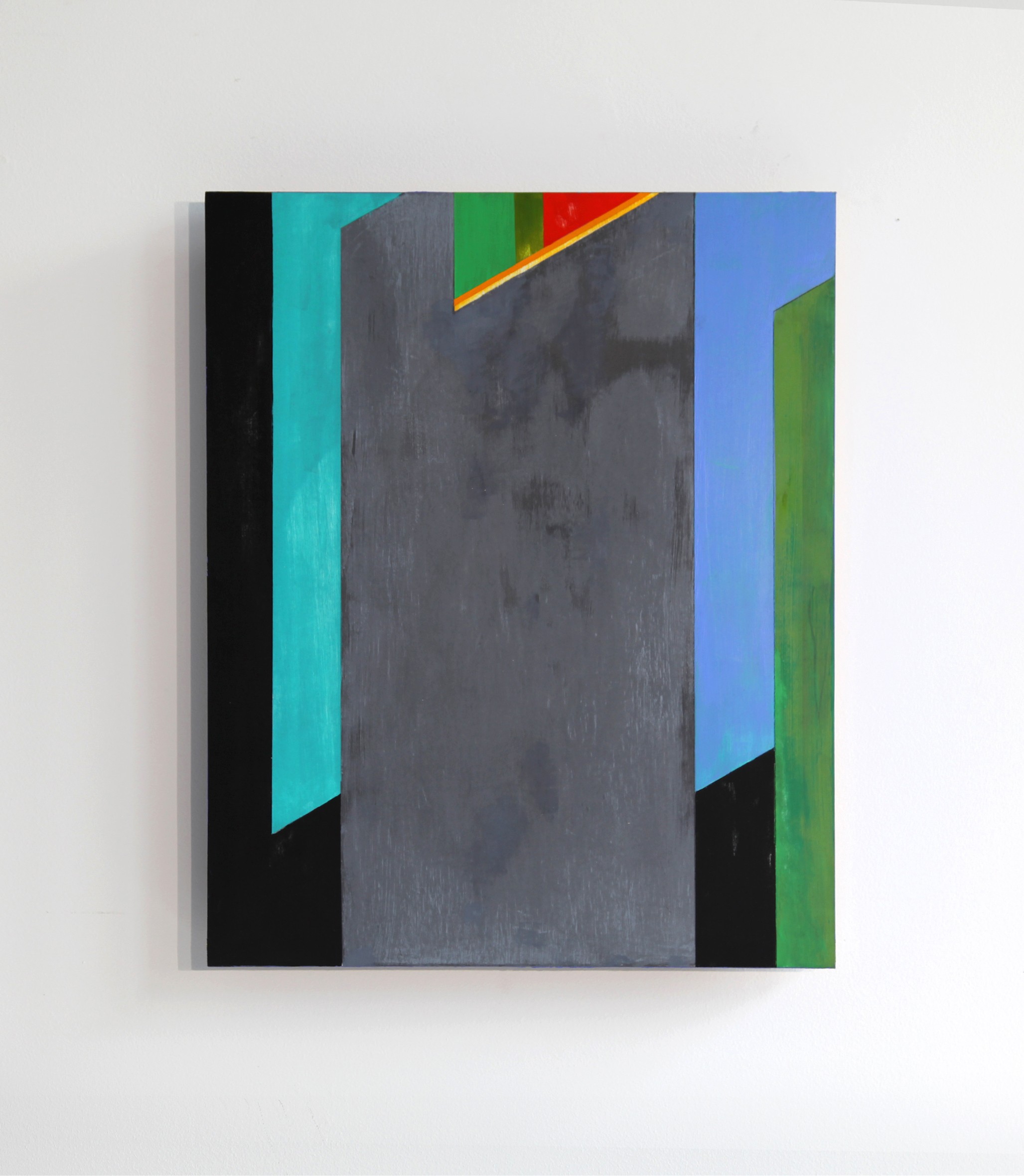 Yerevan Series, Study C Pigment, acrylic and gouache on wood Size: 16” x 20” (40.6 x 50.8 cm)